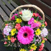 Florist Choice Basket Arrangement Peak Time
